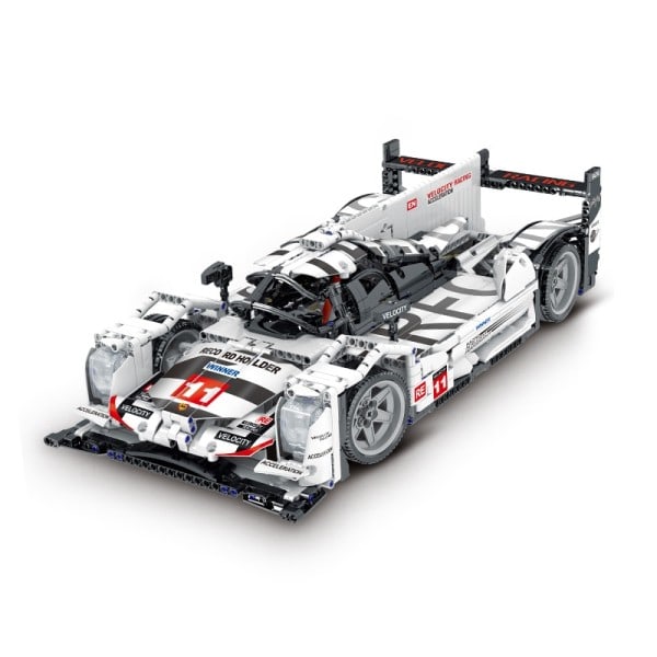 Teknisk berømt Super racer bil bygning blok MOC statisk model klodser børn montering køretøj sæt