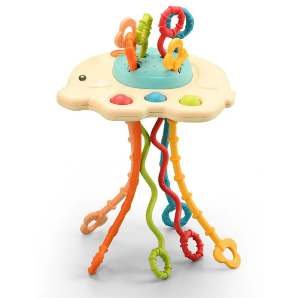 Baby Legetøj Måneder Roterende Ramle Kugle Gribning Aktivitet Baby Udvikling Legetøj Silicone Biring