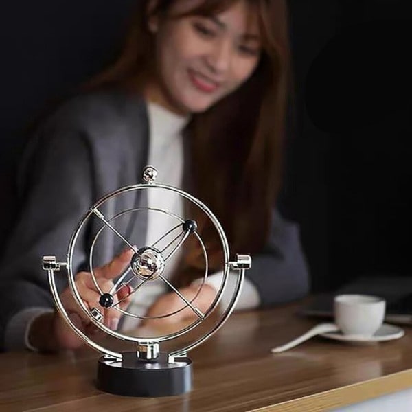 Rotasjon Perpetual Motion Swing Celestial  Body Movement Orbital  Revolving Elektrisk Wiggler  Kinetic Home Decor
