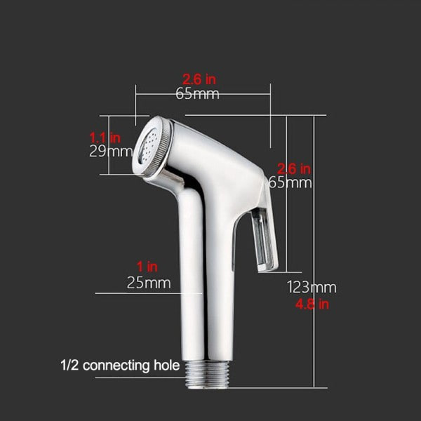 4 STK toalett bidet sprøyte sett sprøyte pistoler dusj håndholdt hånd bidet kran badekar kran