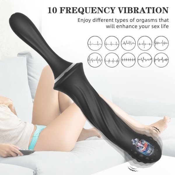 Emätin G-piste Vibraattori Dildo Miehille Naisille 10 Mode Tehokas Vibraattori Seksi lelu