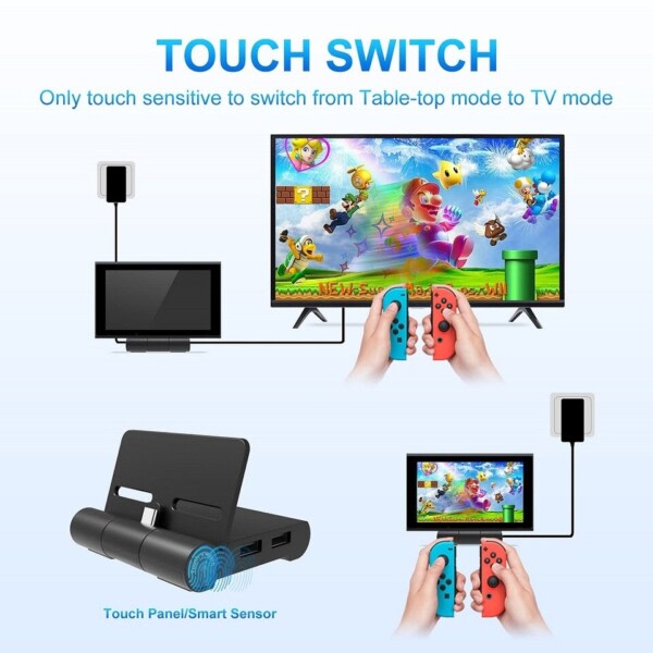 Switch Dock for Nintendo Switch, Switch TV Docking Station Replacement Portable Switch
