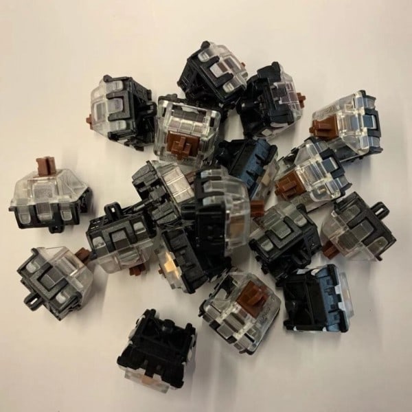 Gateron Optisk Gul Switchar Silver Brun Röd Blå Optisk Hastighet Switchar För  Optiskt tangentbord