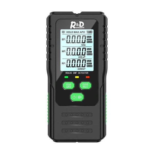 Elektromagnetisk felt strålingsdetektor tester EMF meter multifunktionel håndholdt bærbar radio frekvens advarsel måler