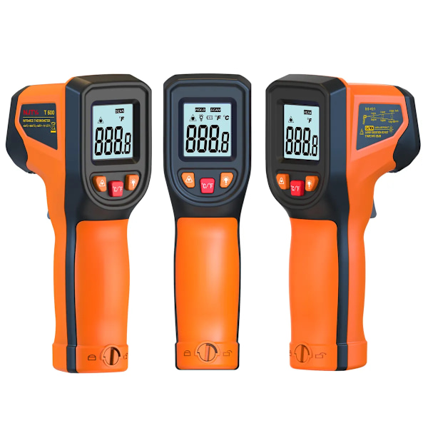 Infrarødt termometer , håndholdt varme temperatur  for matlaging tester