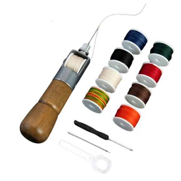 Læder Syning Syl Tråd Kit Speedy Stitcher Hånd Syning Maskine Værktøj Kit