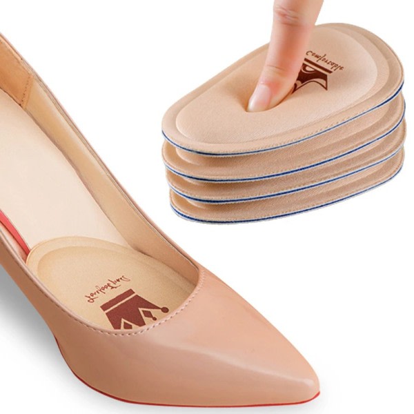 Kvinder forfod pude høje hæle skridsikker smertelindring indlæg halv indlægssåler rund tå pude fod pleje sål