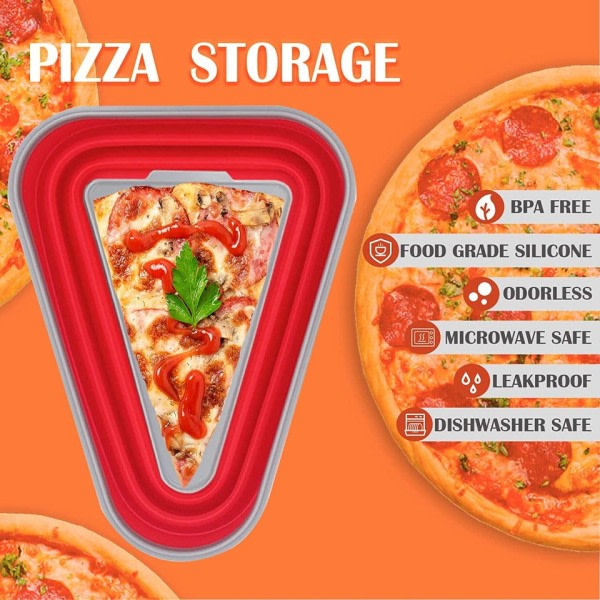 1 pakkaus uudelleenkäytettävä pizza säilytys säiliö, pizza säiliö