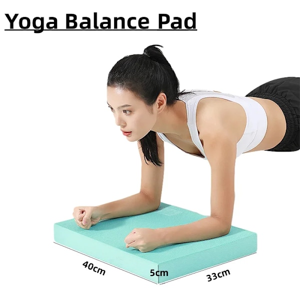 Balance Pad Non-Slip Foam Mat & Ankler Knæ Pude Pude til Yoga Fitness