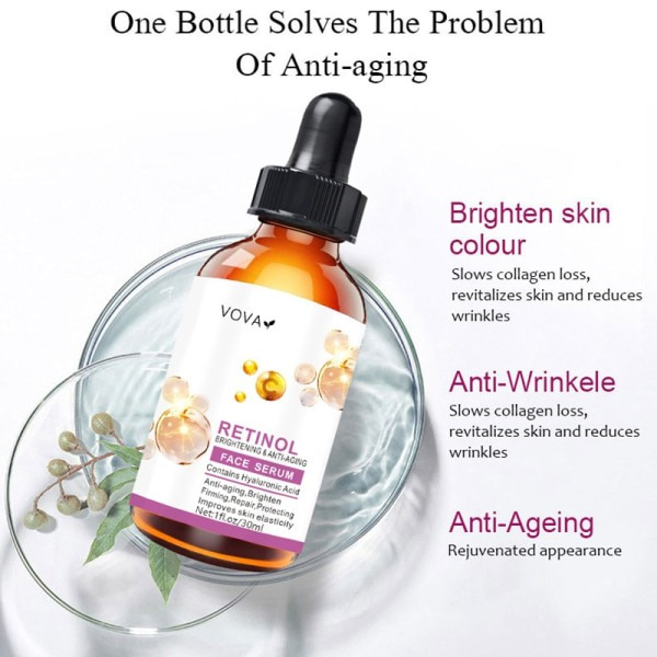 Retinol Firming Lifting Serum Wrinkle Remover Anti-aging Fade Fine Lines Ansikte Essence