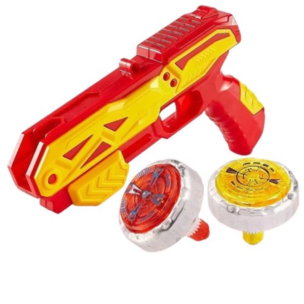 Gyro børn lysende roterende gyro pistol forældre og børn udendørs kampe drenge lys legetøj
