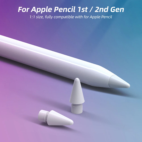 20 bitar För Apple Pencil Nib Dubbellager För Apple Pencil 1a 2nd Generation Tips