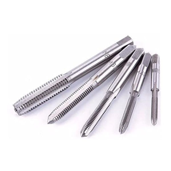 5kpl M3-M8 3mm-8mm kone ruuvi kierre metrinen tulppa