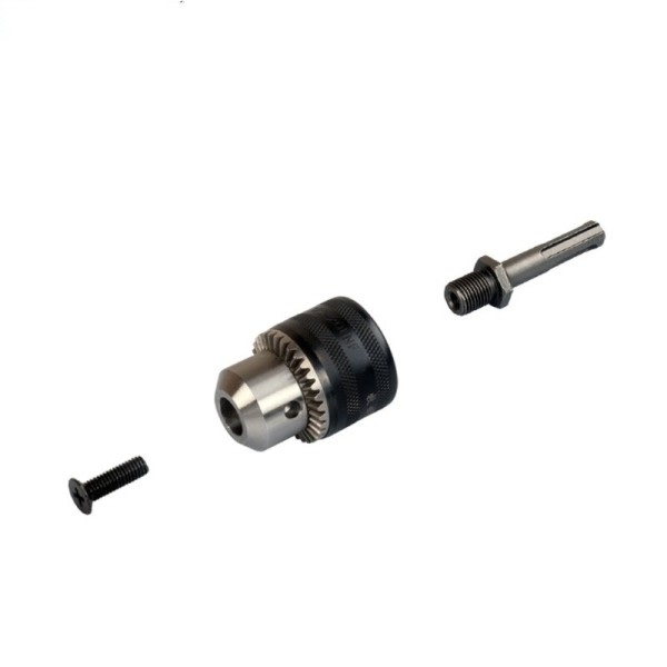 12mm gjenge Dia SDS Plus Rund skaft Drill Chuck Adapter Connector Grå