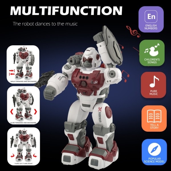 Intelligent Programmerbar Kontroll RC Robot Sensing Gesture Fjernkontroll Kontroll Gorilla Walking Dancing robot