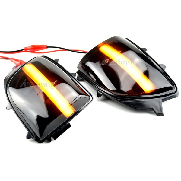 Par LED Side Vinge Bag Udsigt Dør Spejle Repeater Dynamisk Svinge Signal Lys Indikator Blinker