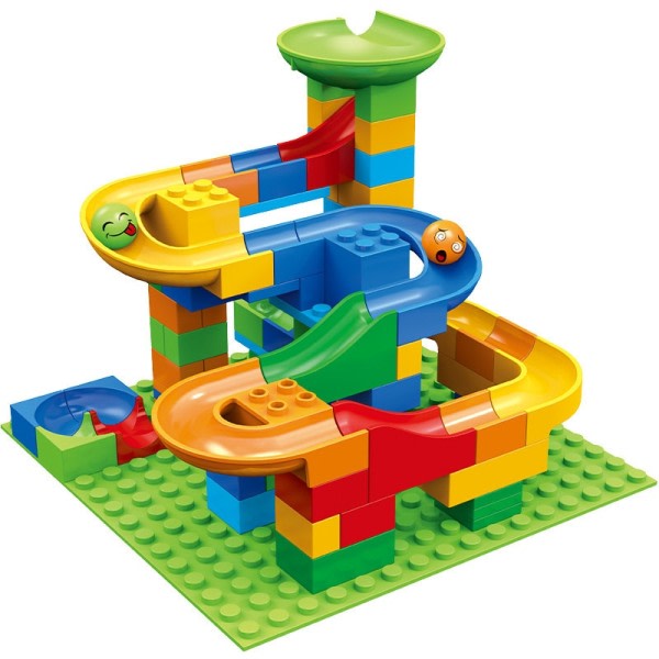 84 STK Små Størrelse Marmor Race Run Blocks Maze Ball Track Building Blocks