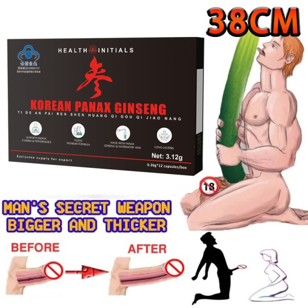 Epimedium Ginseng Kapsel Hann Enhance Utholdenhet Supplement