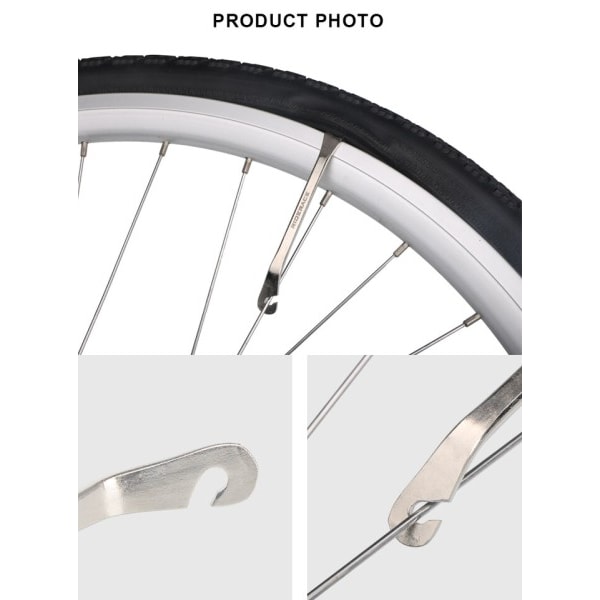 3 deler sykkel dekk spak rustfritt stål fjell vei sykkel hjul fjerner utendørs sykling reparasjon verktøy