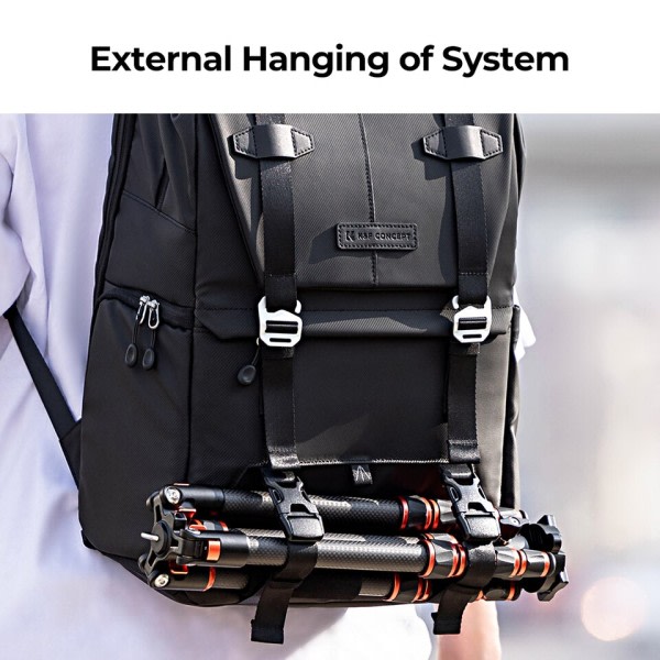 Kamera Ryggsäck Kamera väska  Can Carry Stativ Ergonomisk Design för DSLR
