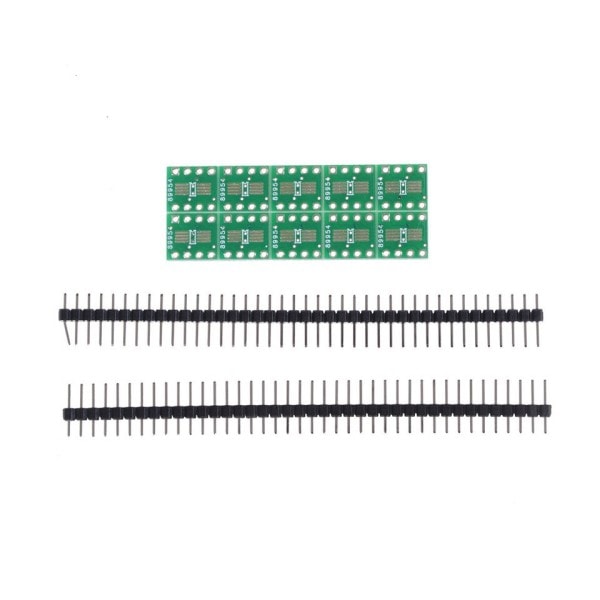 Elektronisk krets TSSOP8 SSOP8 SOP8 SMD To DIP8 Adapter to DIP+ Pin Header PCB Board Converter 10stk