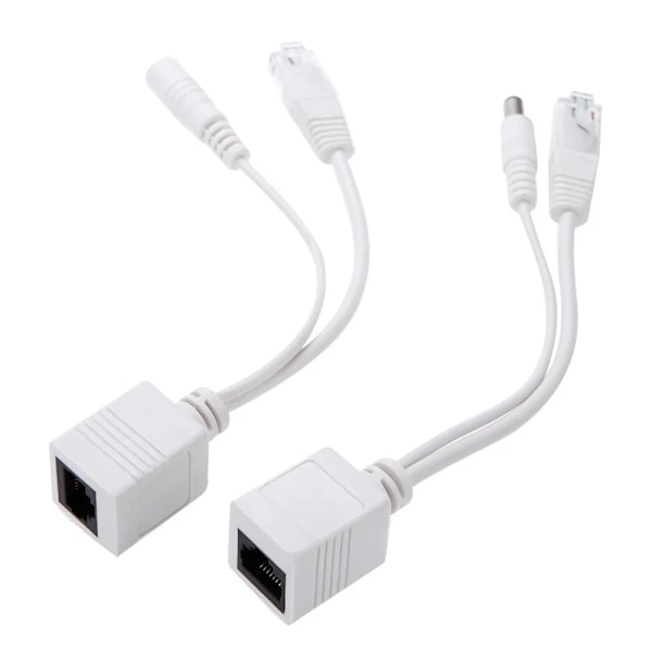 POE kaapeli passiivinen virta Ethernet sovitin kaapeli POE jakaja RJ45 injektori virta syöttö moduuli