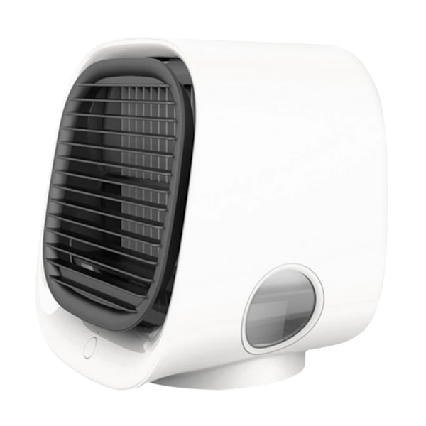 Bärbar Mini Skrivbord Luft Kylare USB Uppladdningsbar 300ML Vatten Tank LED Ljus Kylning Luft Fläkt Konditionering