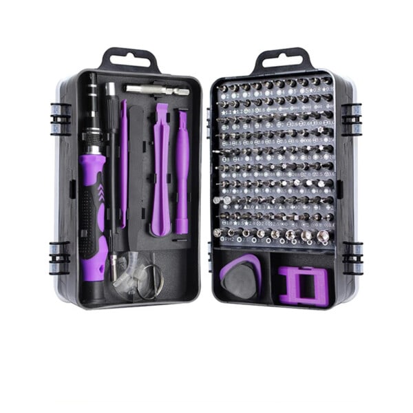 Skruvmejsel Set 115 In 1 Magnetisk Skruvmejsel Torx Hex Phillips Screw Bits