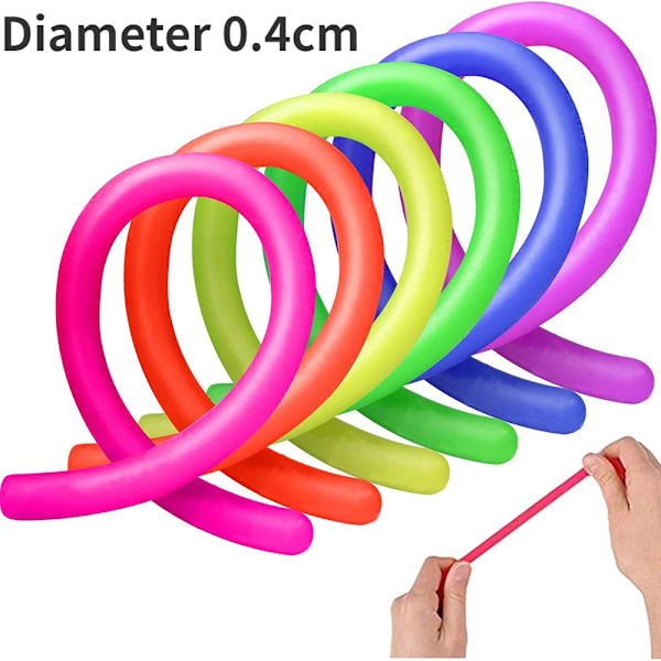 6 Pack Stretchy String Fidgets Sensory Legetøj