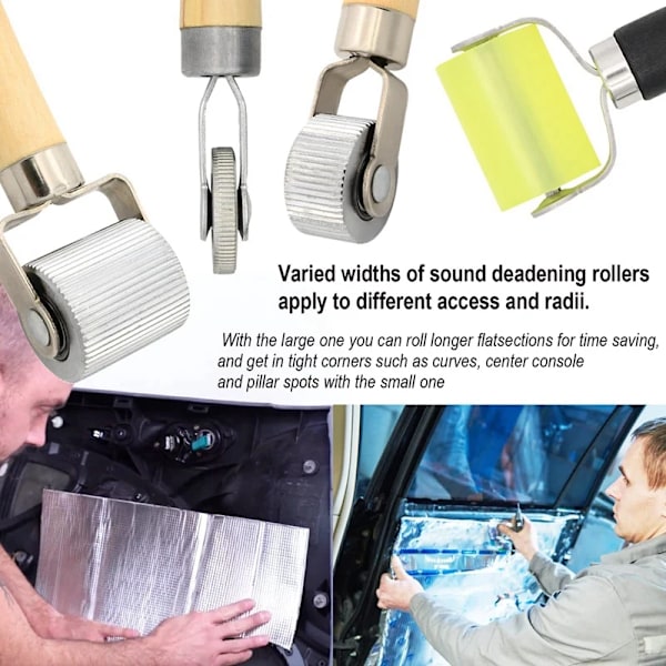 Premium kvalitet Ljud Roller Ljud Deadener Roller Verktyg Bil Ljud Deadening Roller Ljud Deadener Roller Set