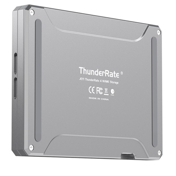 Nvme Enclosure, 4-Bay RAID Enclosure, Support Soft Raid Thunderbolt 3 to 4 M.2 Enclosure