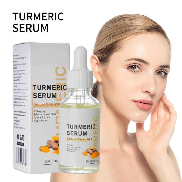 Gurkemeje Fregne Hvidning Olie Serum Curcumin Olie Brighten Farmed Mørke Pletter Fjernelse