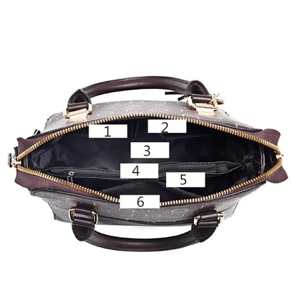 Kvast Designere Mode Damer PU Læder Taske Large Capacity Skulder tasker
