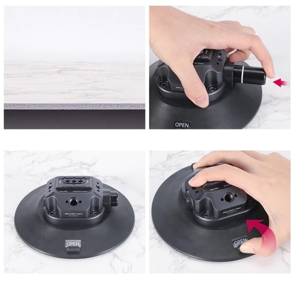 Falcam F22 Quick Release Suction Mount Gopro Kamera Cup til Bil Rejse Holder Stativ Bracket