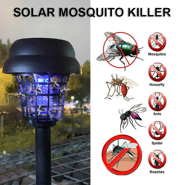 Utomhus Vattentät LED Ljus Bug Zapper Mygga Trap Lampor