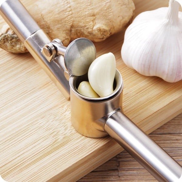 Super Stanless Steel Hånd Squeeze Juicer Hvitløk Press Crusher Ingefær Squeezer Slicer Masher Kitchen Gadgets
