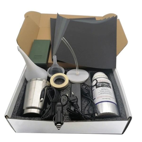 Ajovalo kiillotus sarja kiillotus auto ajovalot 800ml neste polymeeri faros auto ajovalo restaurointi kiillotus auto