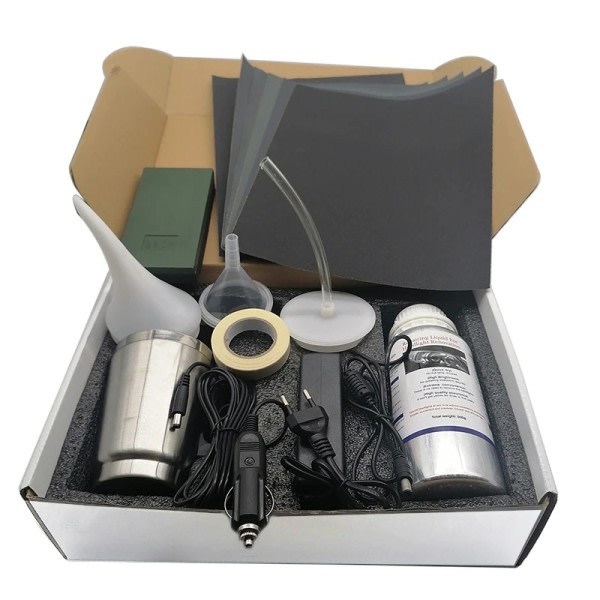 Forlygte poleringssæt polering bil forlygter 800ML flydende polymer faros bil forlygte restaurering polering bil