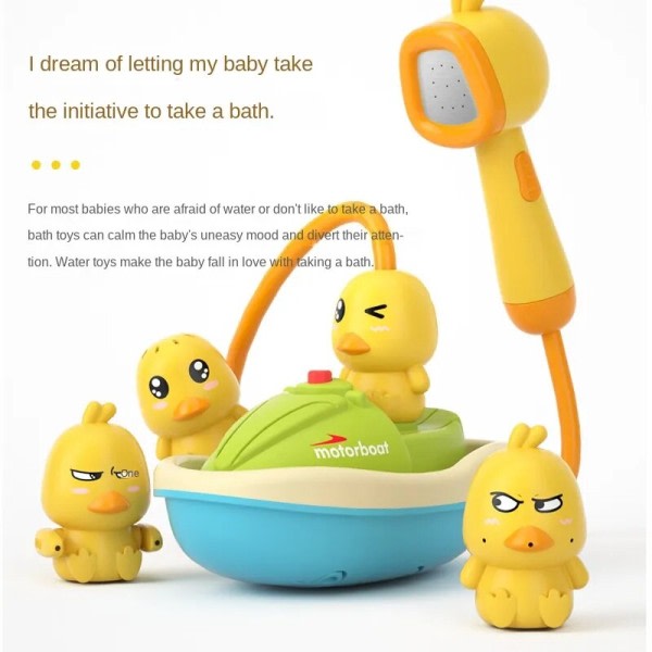 Baby Bade Legetøj Nødt And Elektrisk Vand Spray Badeværelse Bade Legetøj