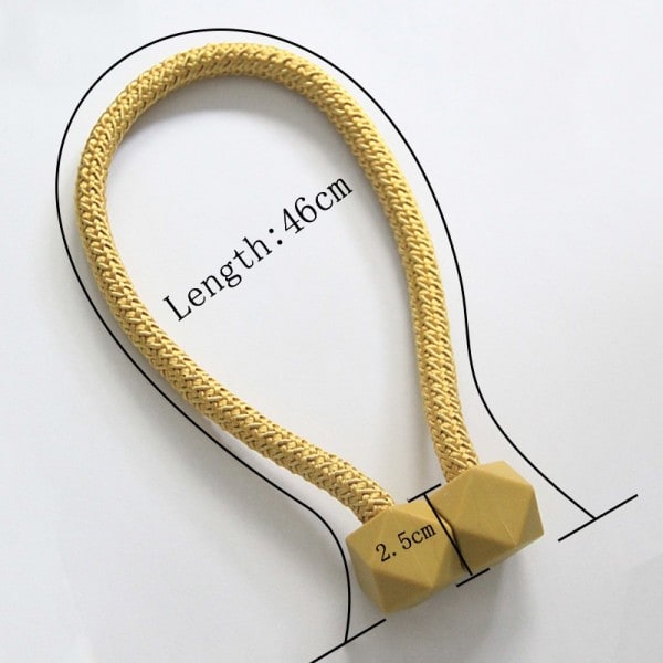 Magnetisk gardin spenne holder gardin bindebånd hengende multifasettert ball spenne knyt rygg gardin stropper
