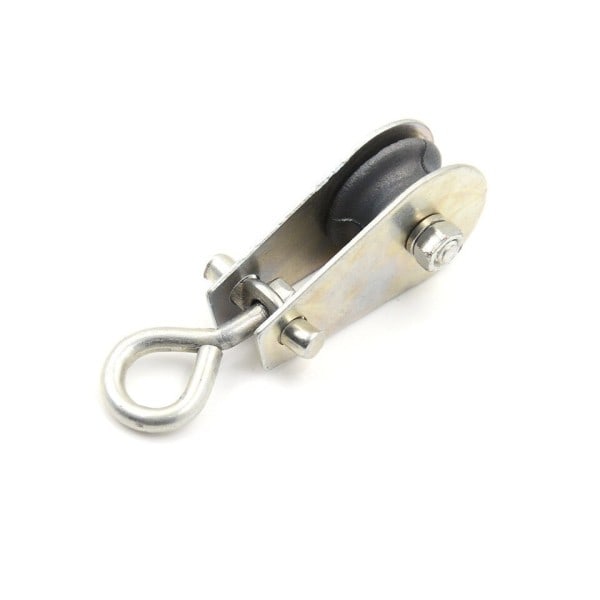 1PC 0,3" Poulie Durable Single Swivel Lifting Rep Rulley Roller Block