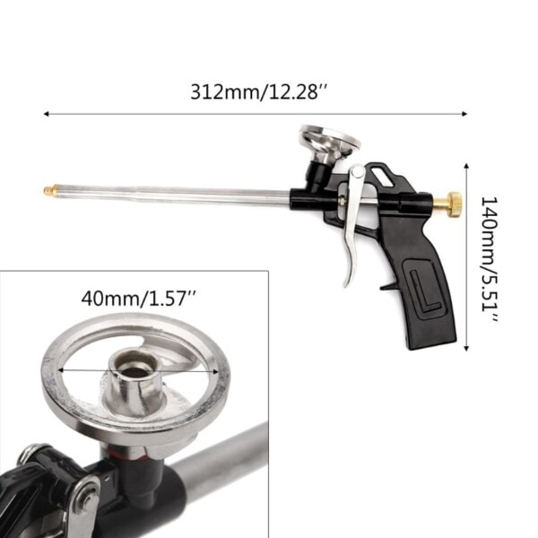 Manuaalinen PU suihke vaahto pistooli Heavy Duty hyvä eristys