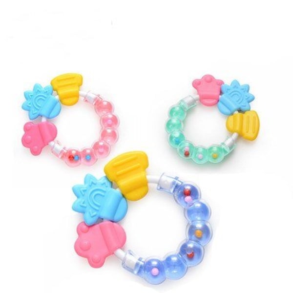 Sarjakuva Vauva Vauva Teether Opettavat lelut Bite Vauvan helistin Pyöreä Teether lelut