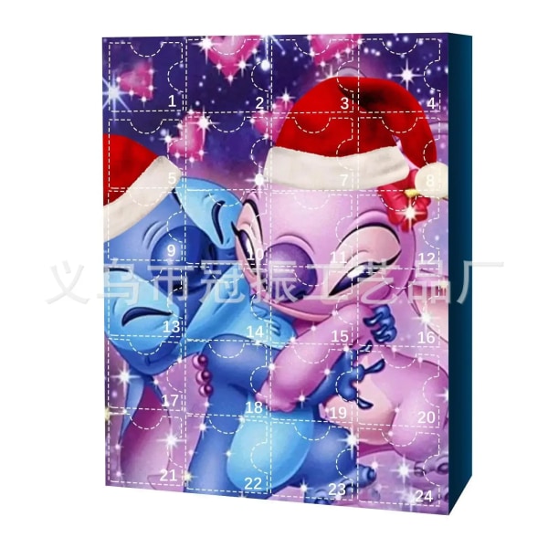 Adventti kalenteri Anime Figuuri Lilo & Stitch Mikki Hiiri lapset joulu lahja laatikko