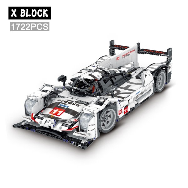 Teknisk Kända Super Racing Bil Bygg Block MOC Statisk Modell Klossar Barn Montering Fordon Set