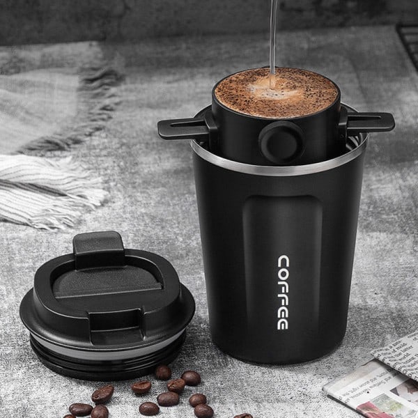 Hopfällbar Kaffe Filter Portabel Rostfritt Stål Dropp Kaffe Te hållare tratt