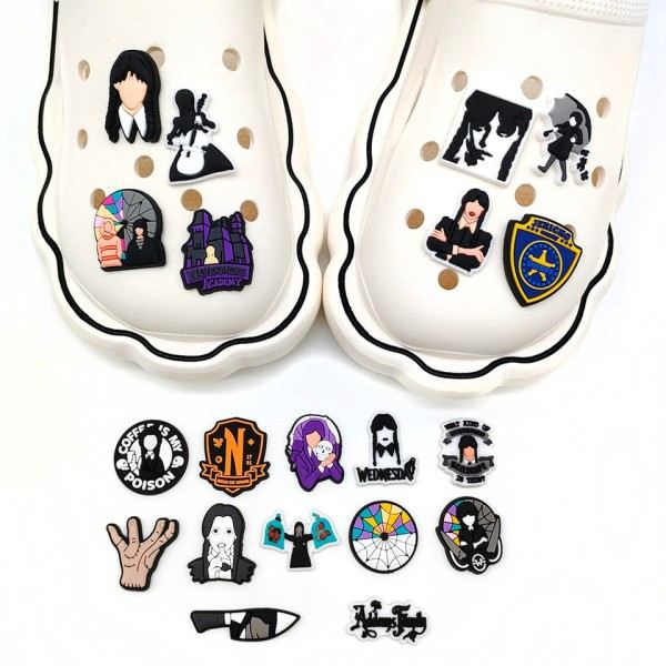 20 kpl setti amerikkalainen komedia kenkä korut PVC Croc Charms muoti kenkä asusteet
