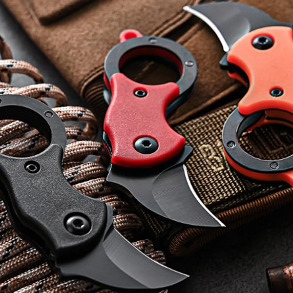 Mini  nøkkelring lomme kniv rustfritt stål camping liten mini bærbar kniv skreller