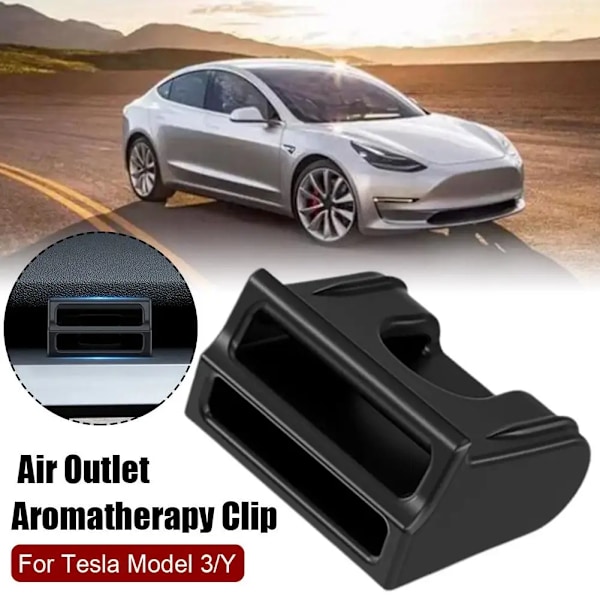 Air Outlet Aromaterapi Clip til Tesla Model Y 3 Bil Aromaterapi Clip Holder til Tesla Model3/Y Elektrisk Bil Interiør