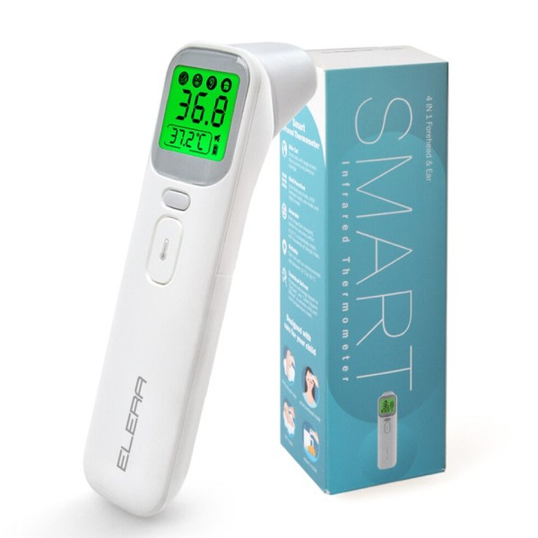 Baby Termometer Infraröd Digital LCD Kroppsmätning Panna Öra Icke-kontakt
